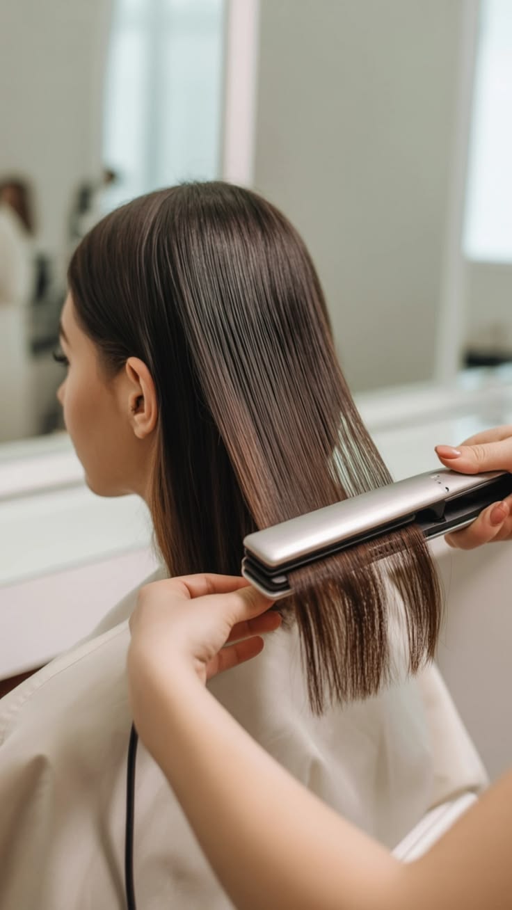 Smoothing treatment and straightening service